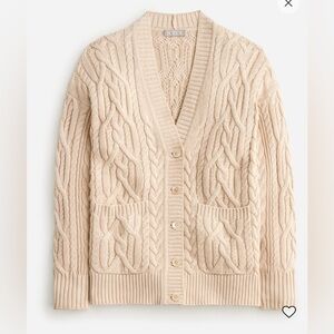 J Crew Cable-knit Cardigan